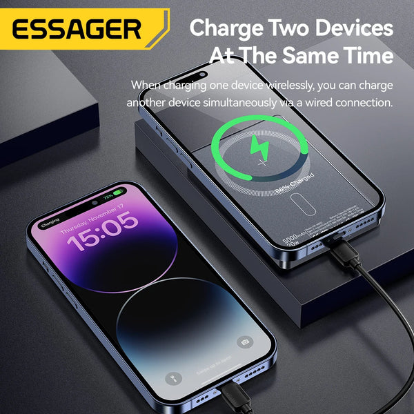 SnapCharge Magnetic Power Bank
